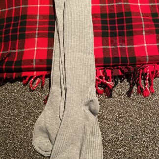 Knee High Grey Socks