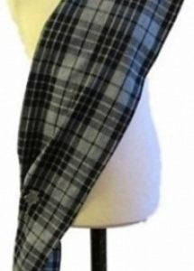 Wool Scarf Gray Granite