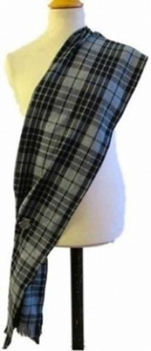 Wool Scarf Gray Granite