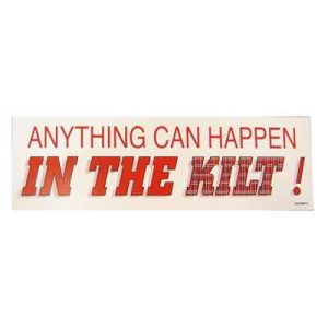 Anything Can Happen in the Kilt