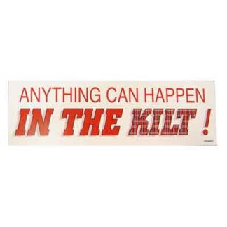 Anything Can Happen in the Kilt