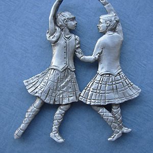 Brooch - Dancer-Pair