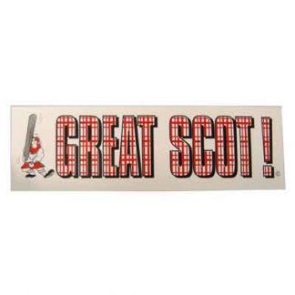 Great Scot Bumper Sticker
