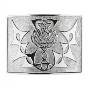 Belt Buckle Celtic Swirl pattern