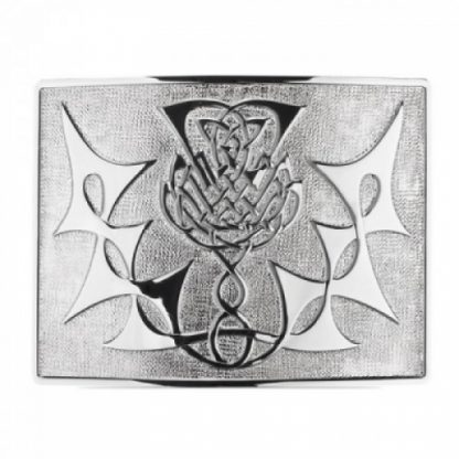 Belt Buckle Celtic Swirl pattern