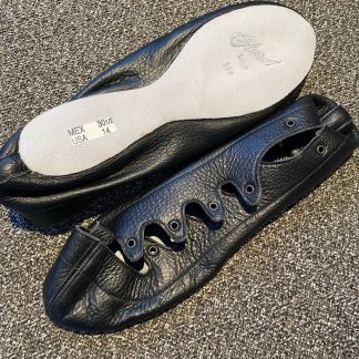Scottish Country Dance Ghillies for Men Black Size 14