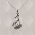 Bagpipe Silver Pendant