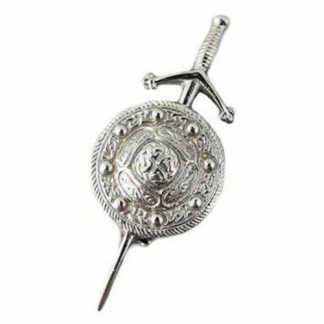 Shield and Sword Kilt Pin