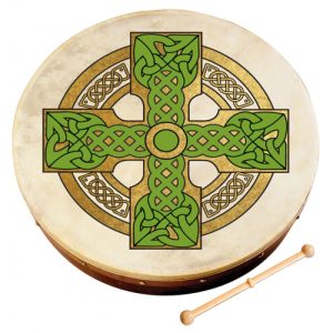 18" Bodhran Cloghan Cross