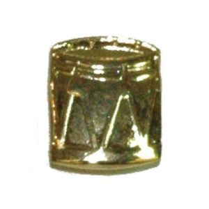 Gold Drum Lapel Pin