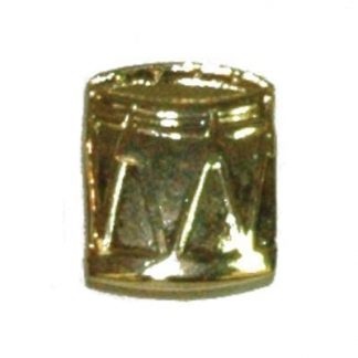 Gold Drum Lapel Pin