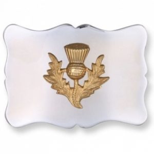 Belt Buckle Golden Thistle