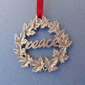 Ornament - Wreath - Peace
