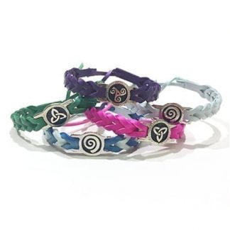 Celtic Leather Bracelet