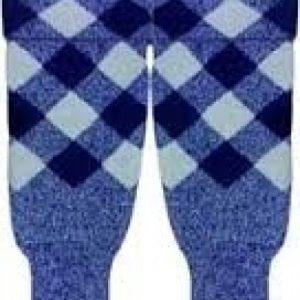 Diced Hose Tops Blue with White