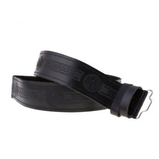 Kilt Belt Thistle Embossed