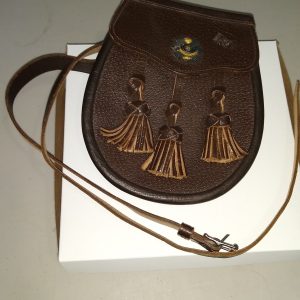 Day Sporran Brown Leather USED