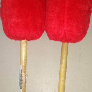 Bass Drum Mallets Red