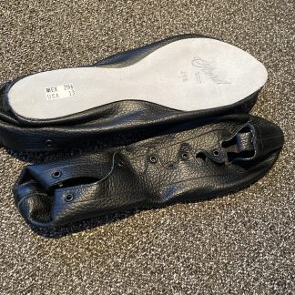 Scottish Country Dance Ghillies for Men Black Size 13