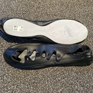 Scottish Country Dance Ghillies for Men Black Size 13.5