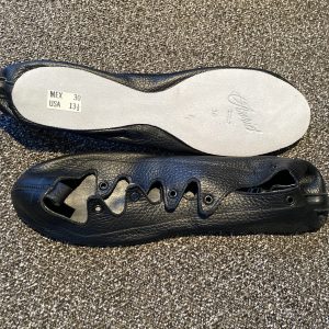 Scottish Country Dance Ghillies for Men Black Size 13.5