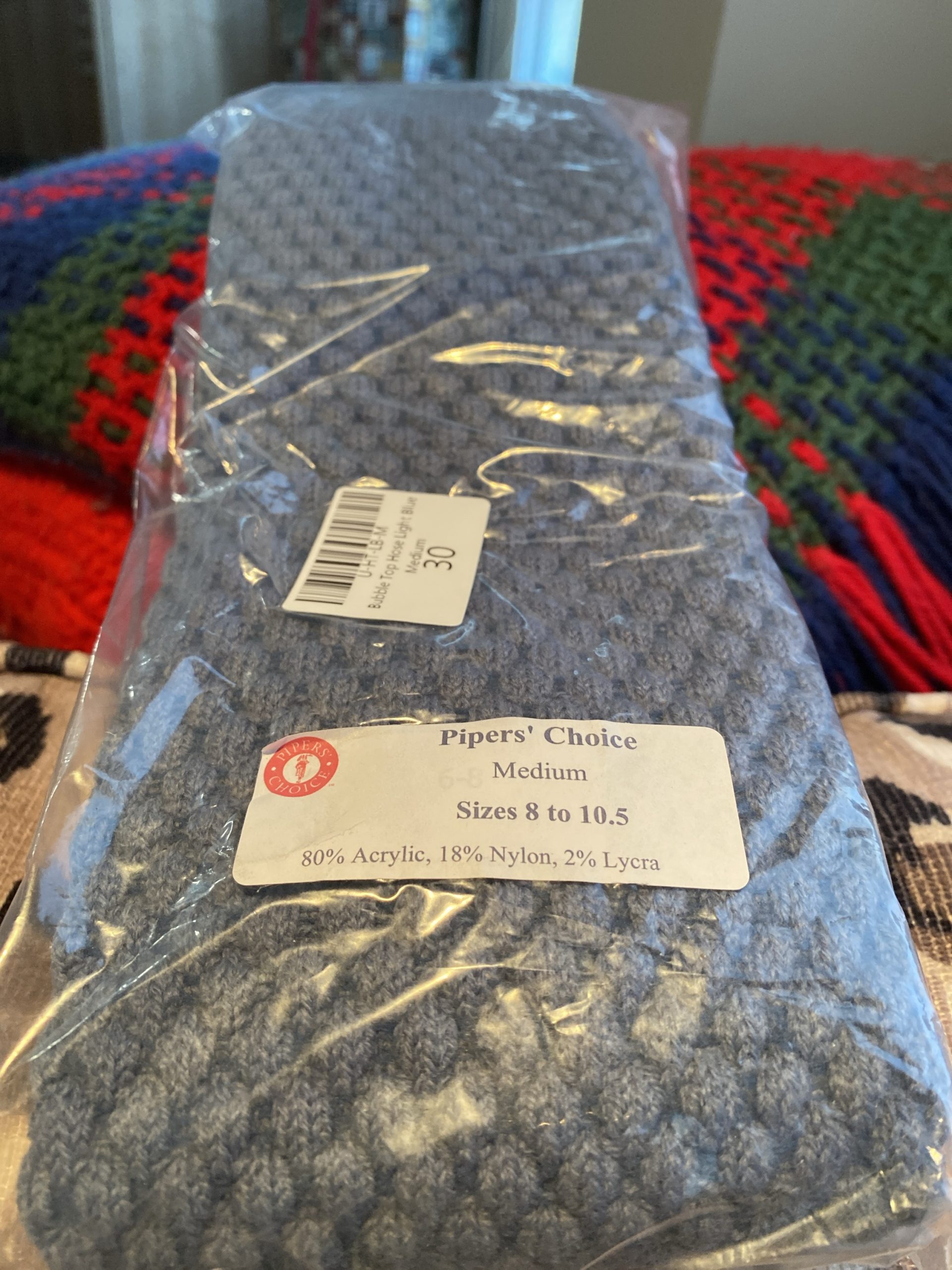 Bubble Top Hose Lovat Blue Medium