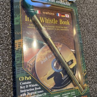 Irish Tin Whistle Triple - D Whistle + Book + CD