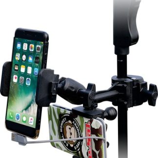 Profile phone+power bank holder