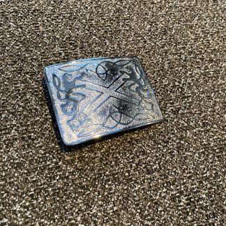 Belt Buckle Lion Rampant (Chrome)