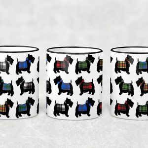 Coffee Mug - Tartan Scottie