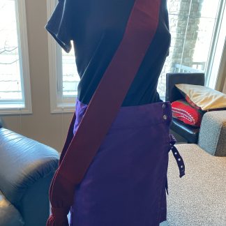 Officer Shoulder Sash Burgundy (wool)