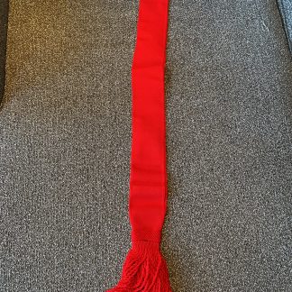 Officer Shoulder Sash Red (wool) 32Inch