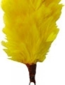 Yellow 3 Inch Feather Hackle