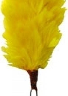 Yellow 3 Inch Feather Hackle